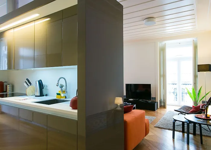 Guestready - Sleek Flat Near Santa Justa Lift 리스본